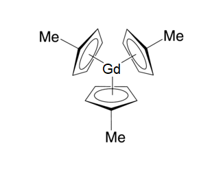 Tris(methylcyclopentadienyl)gadolinium Chemical Structure